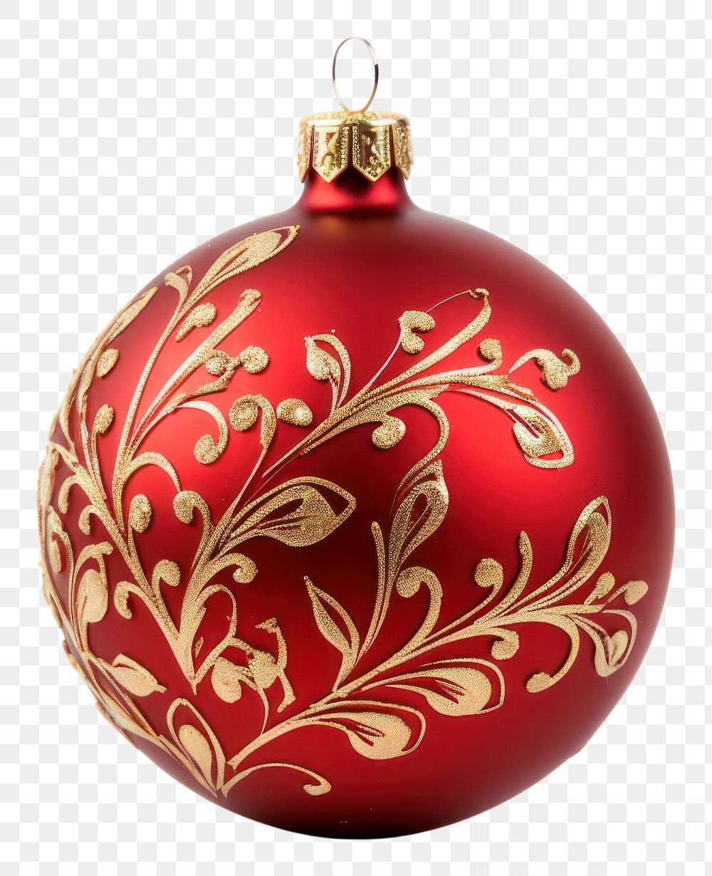 PNG Ornament ball christmas white background celebration. AI generated Image by rawpixel.