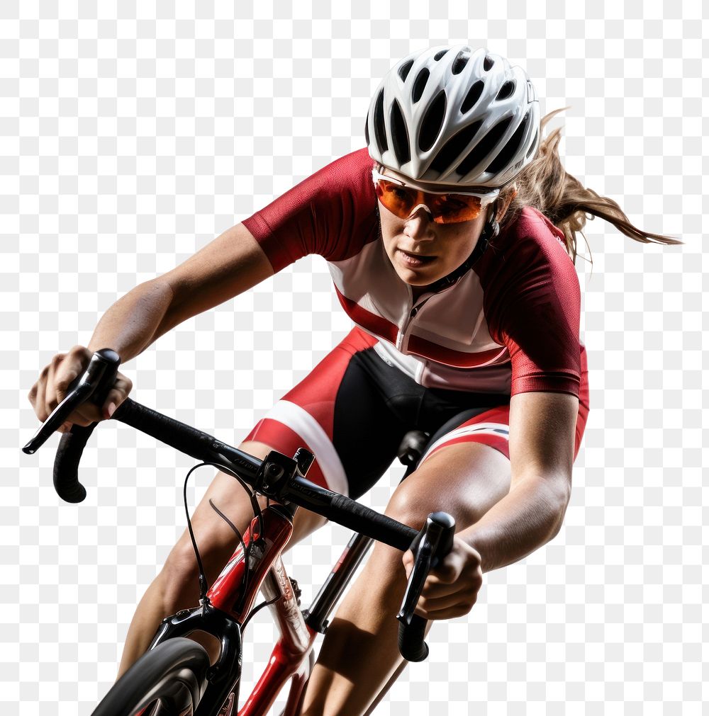 PNG Women cyclist cycling bicycle vehicle. AI generated Image by rawpixel.