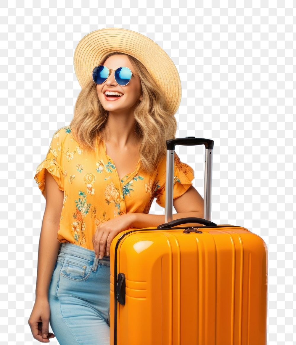 PNG Suitcase vacation luggage summer