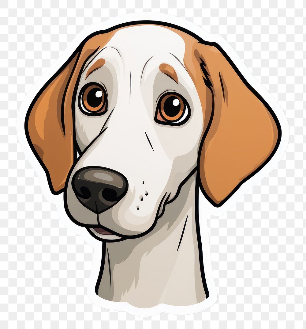 PNG  A dog cartoon animal mammal. AI generated Image by rawpixel.