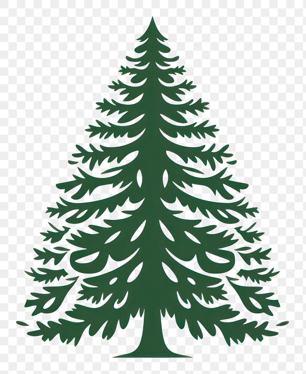 PNG Christmas tree christmas plant pine. AI generated Image by rawpixel.