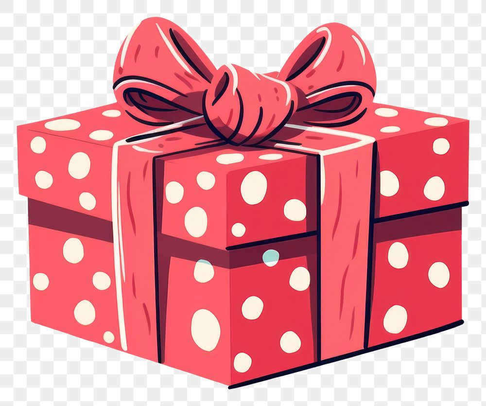 PNG Chirstmas gift box cartoon celebration anniversary. AI generated Image by rawpixel.