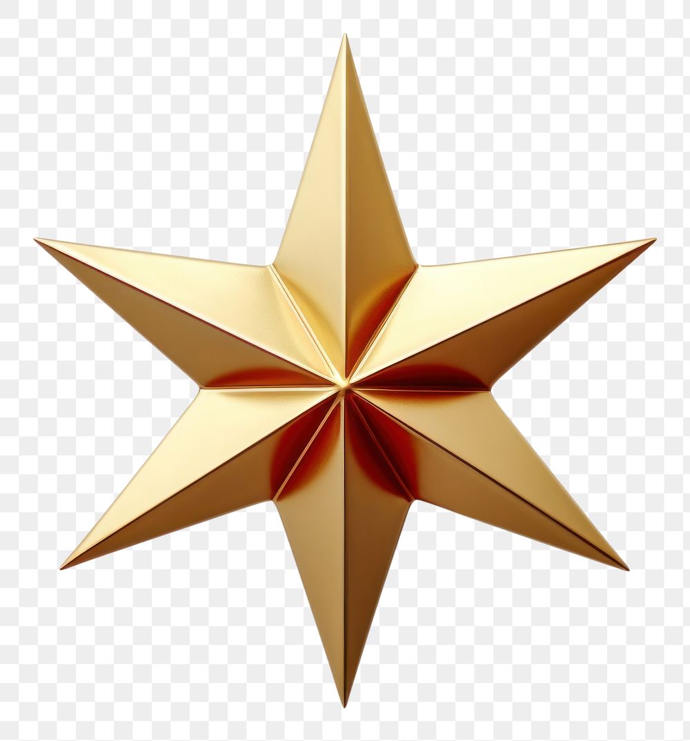 PNG  Christmas star symbol white background simplicity