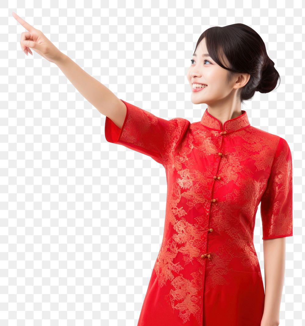 PNG Chinese new year dress fashion adult. AI generated Image by rawpixel.