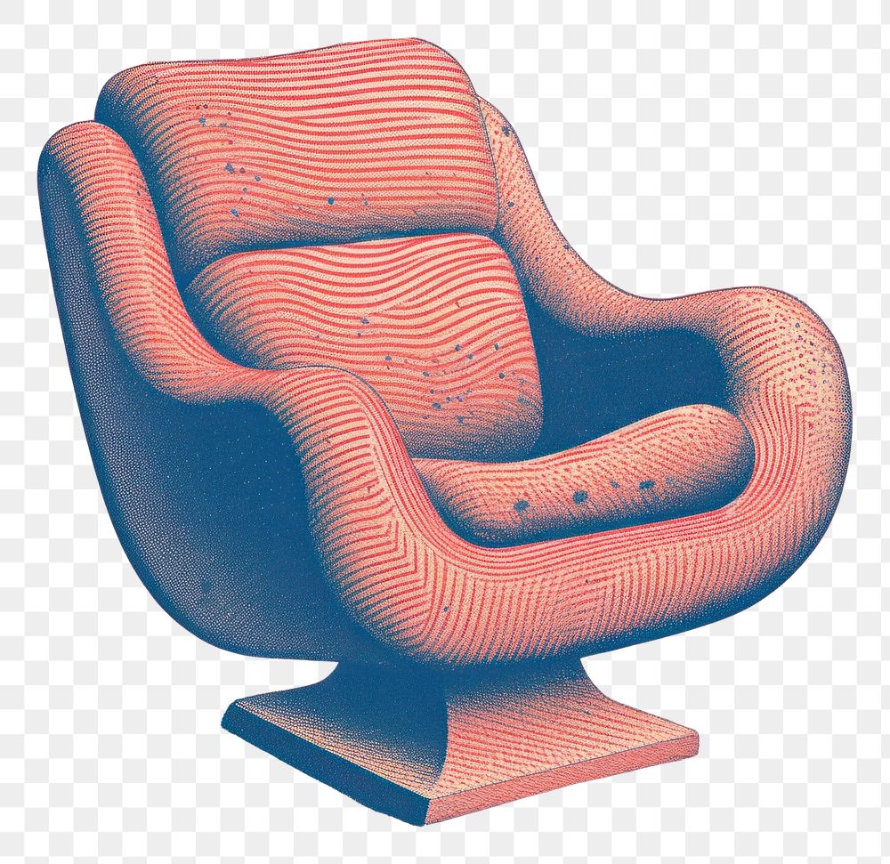 PNG Chair furniture armchair technology. AI generated Image by rawpixel.
