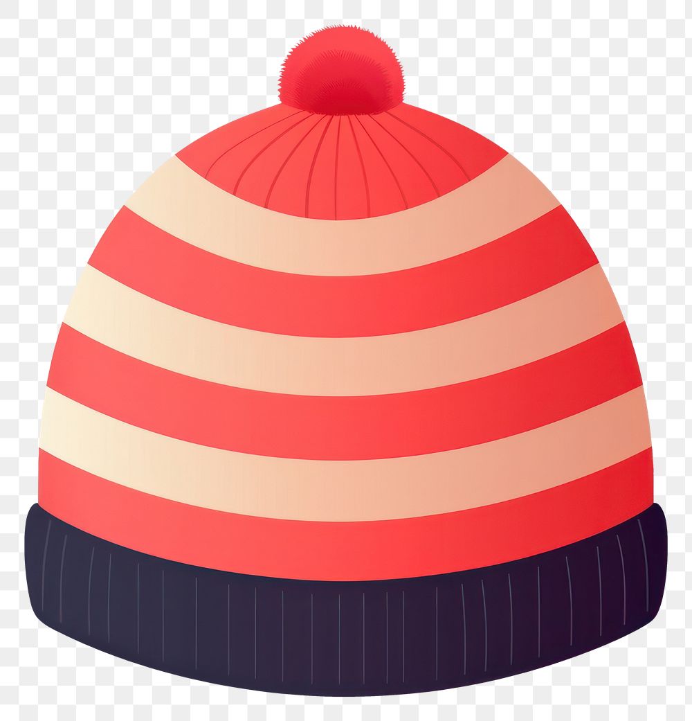 PNG Knit hat beanie headwear headgear. AI generated Image by rawpixel.
