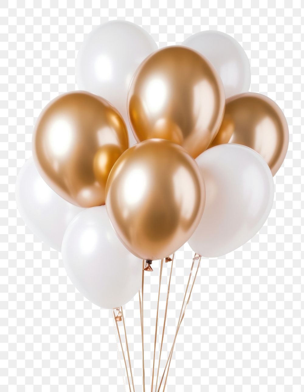 PNG Balloon foil white celebration anniversary. AI generated Image by rawpixel.