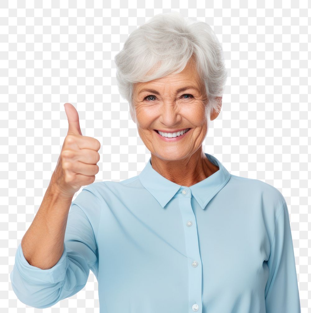 PNG Female smiling finger smile. AI generated Image by rawpixel.