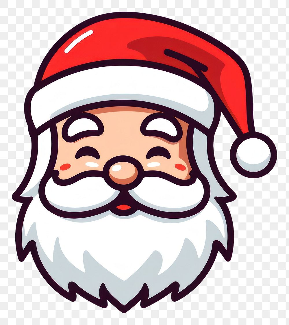PNG Santa celebration creativity moustache. AI generated Image by rawpixel.