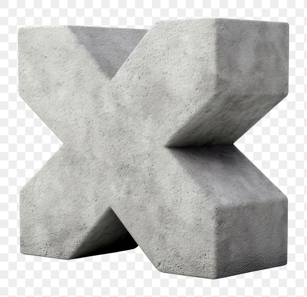 PNG Concrete shape cross white background. AI generated Image by rawpixel.