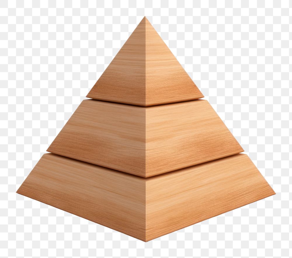 PNG Pyramid shape wood white background architecture. AI generated Image by rawpixel.