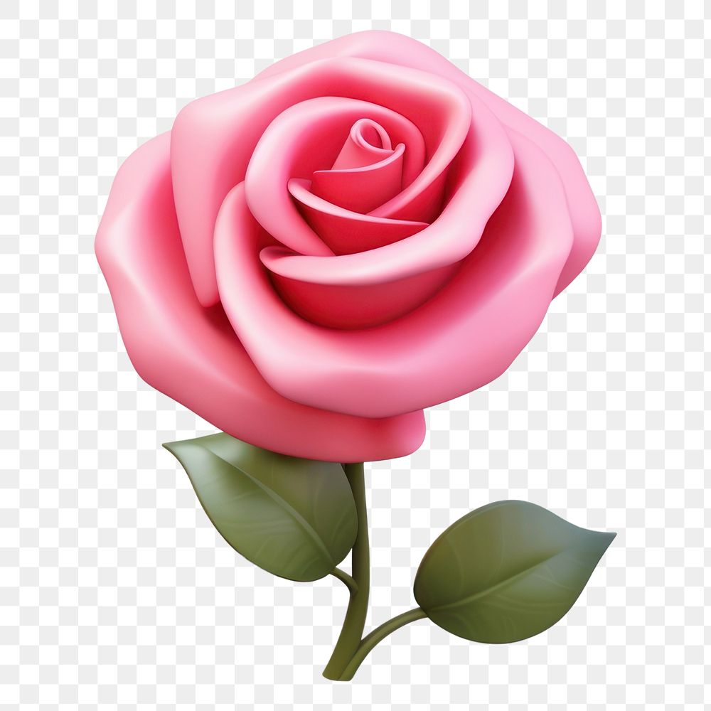 PNG  Rose flower rose plant. AI generated Image by rawpixel.