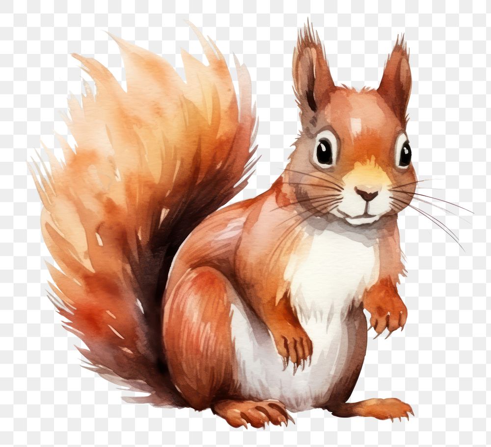 PNG Cute squirrel rodent mammal animal. AI generated Image by rawpixel.