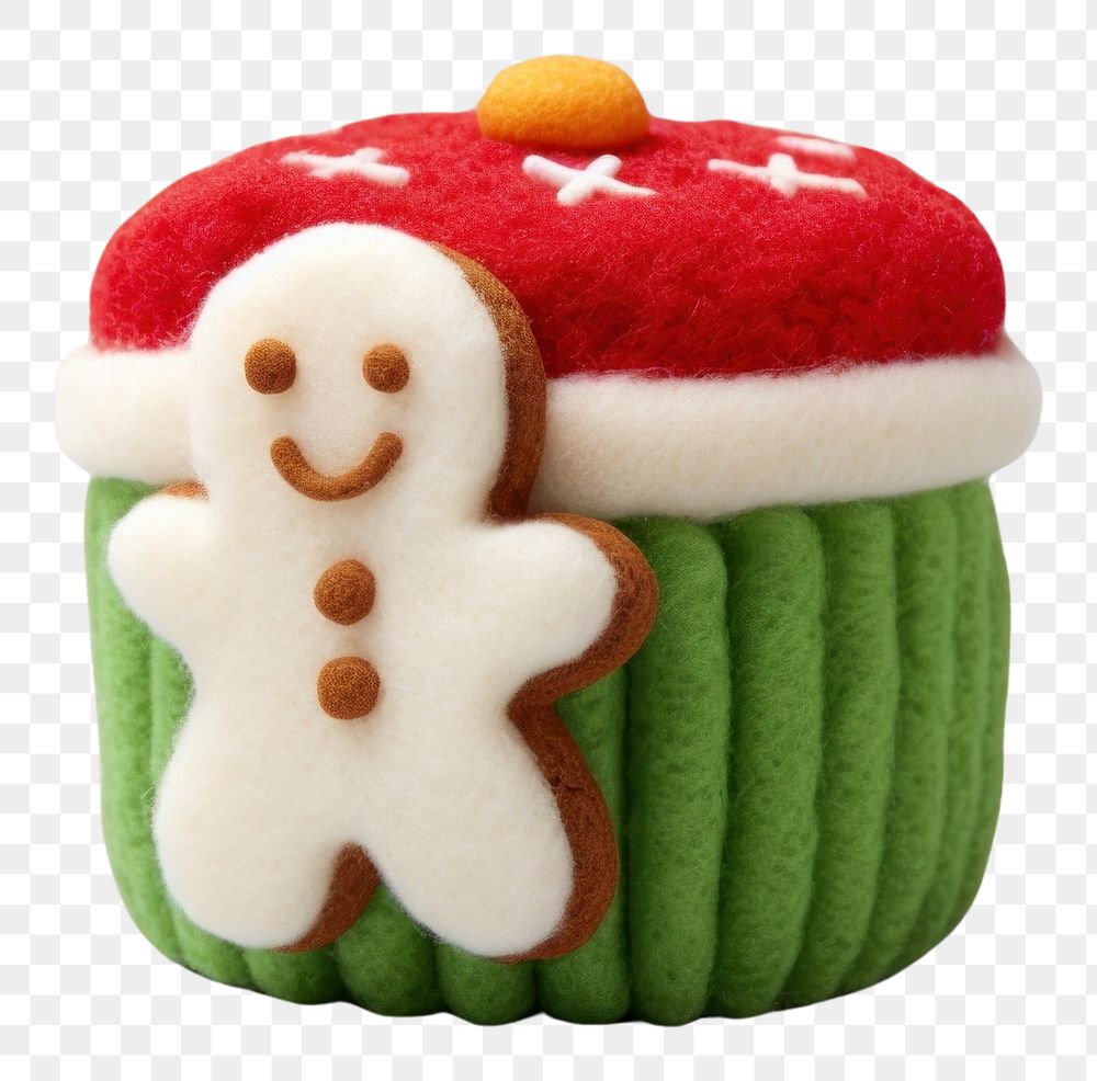 PNG  Christmas food christmas dessert cupcake. AI generated Image by rawpixel.