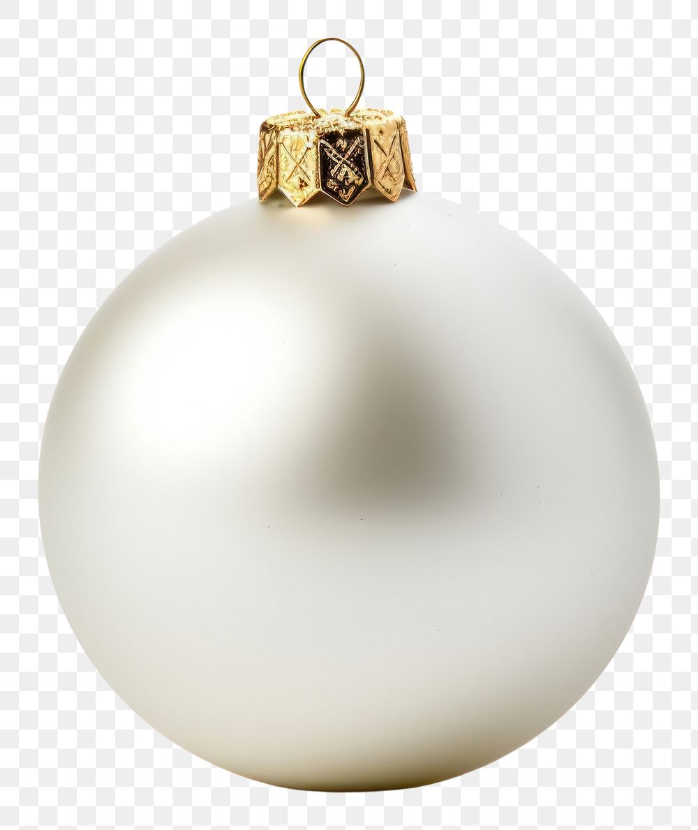PNG Christmas ball christmas jewelry pearl