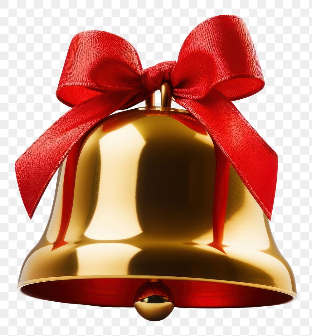 PNG Christmas bell christmas white background celebration. AI generated Image by rawpixel.
