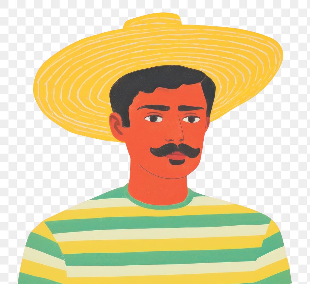 Sombrero portrait adult photography. AI generated Image by rawpixel.