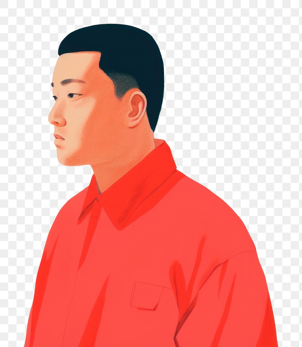 PNG Chinese man adult portrait headshot. AI generated Image by rawpixel.