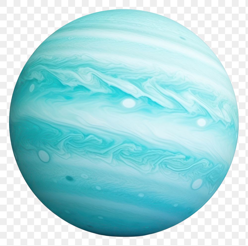PNG  Uranus planet sphere space white background. AI generated Image by rawpixel.