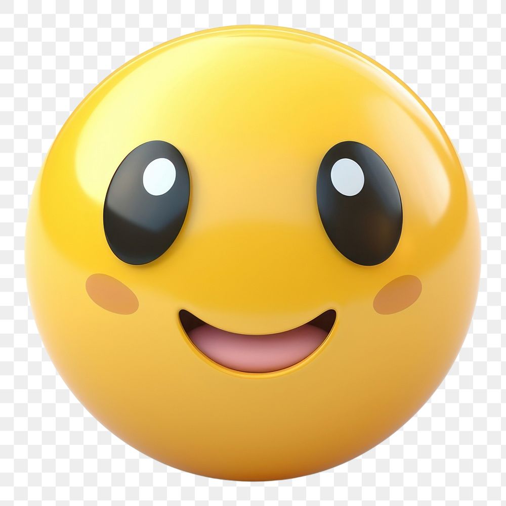 PNG  Emoji sphere white background anthropomorphic. AI generated Image by rawpixel.