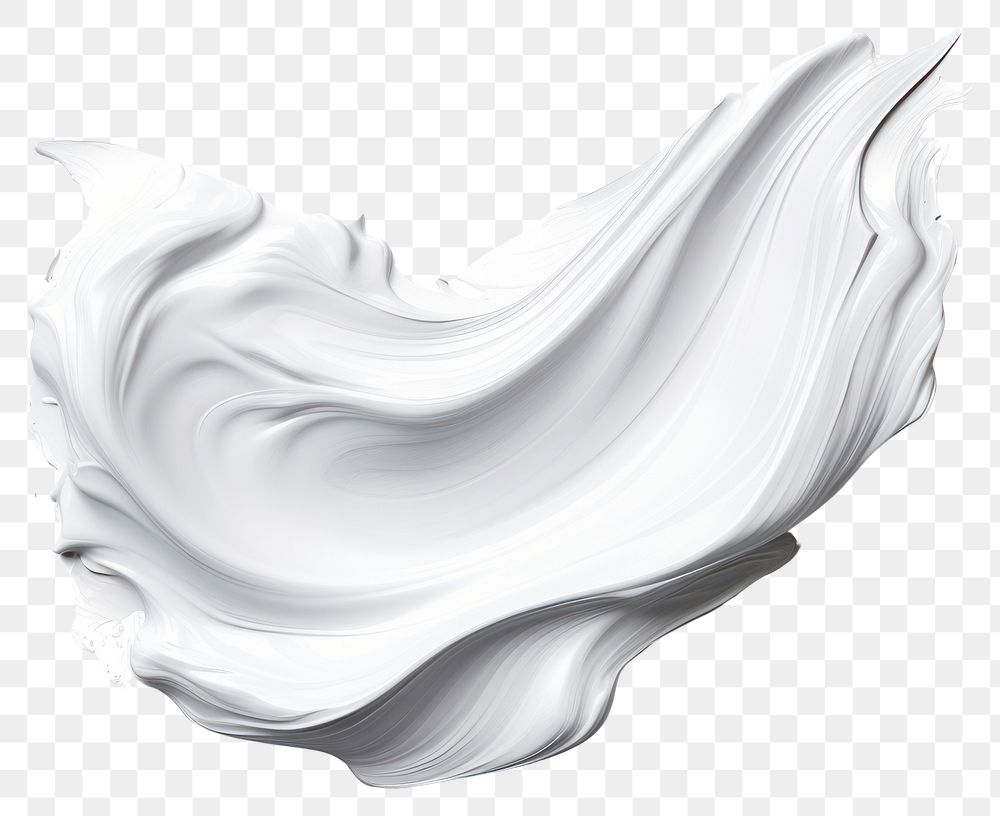 PNG  White paint brushstroke cream white background porcelain. AI generated Image by rawpixel.