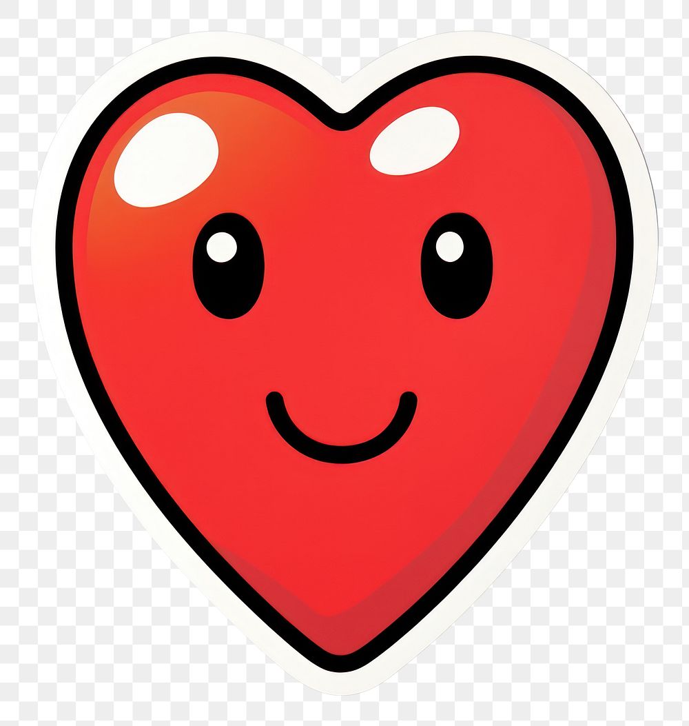 PNG Heart anthropomorphic creativity happiness. AI generated Image by rawpixel.