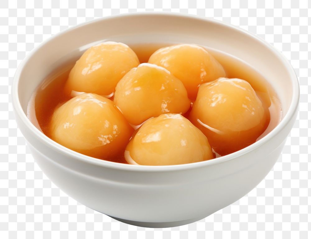 PNG Sweet rice balls food bowl egg. AI generated Image by rawpixel.