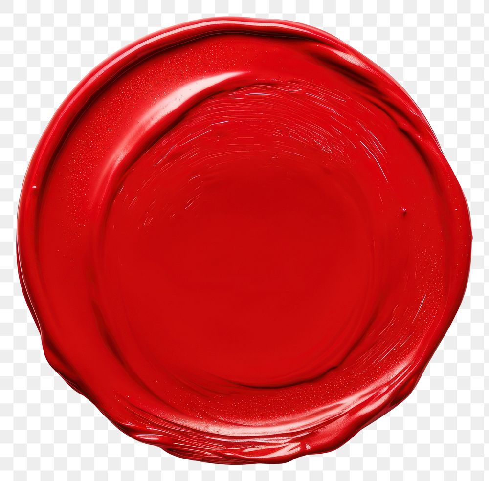 PNG  Flat Metallic red glitter paint brushstroke white background dishware platter. AI generated Image by rawpixel.