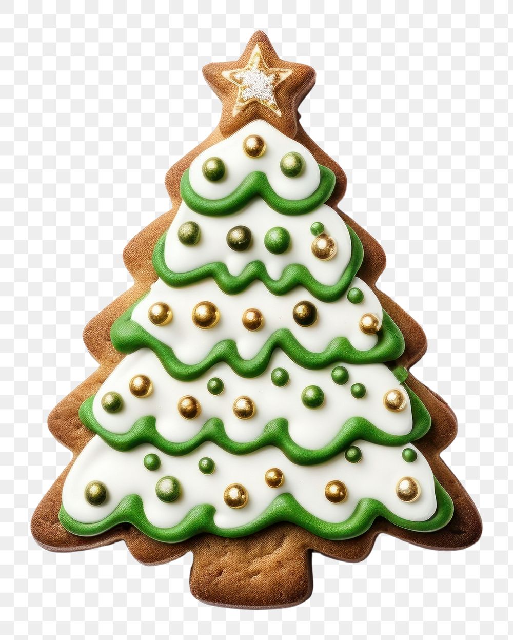 PNG Cookie icing gingerbread christmas