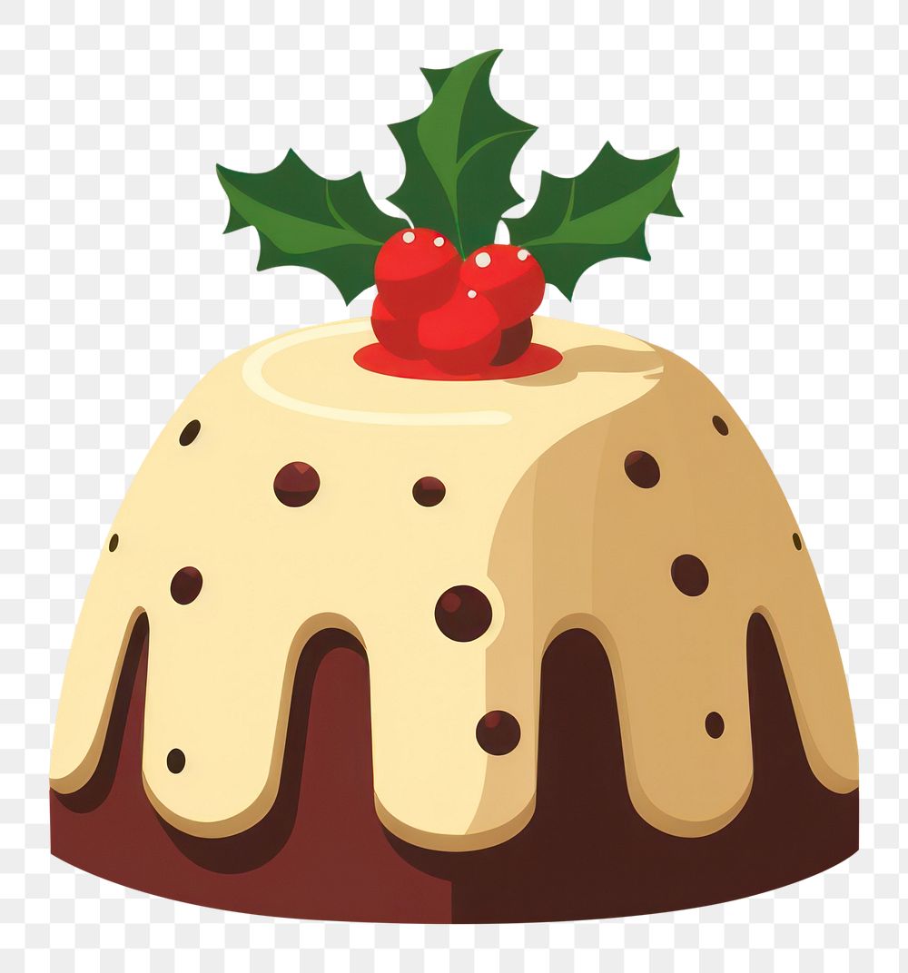 PNG Christmas pudding christmas dessert food. AI generated Image by rawpixel.