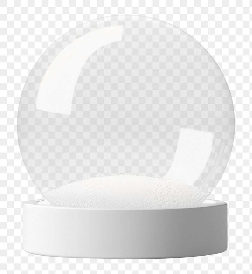 PNG Empty snow globe light Premium PNG rawpixel