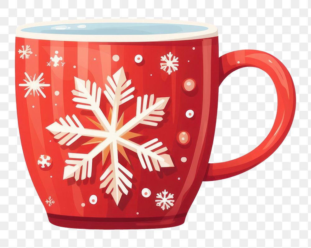 PNG Christmas coffee mug christmas drink cup. AI generated Image by rawpixel.
