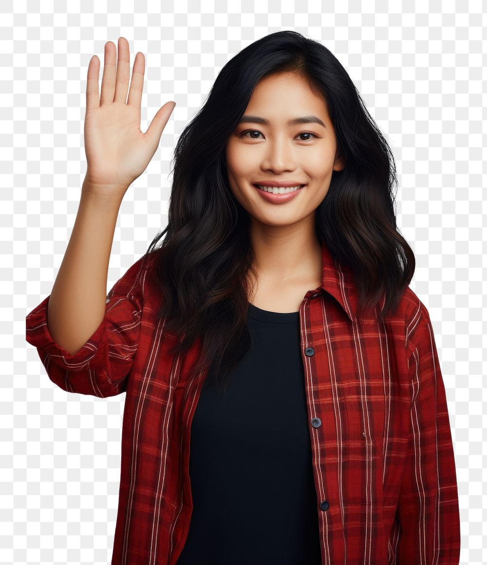 PNG Asian woman portrait smile photo. AI generated Image by rawpixel.