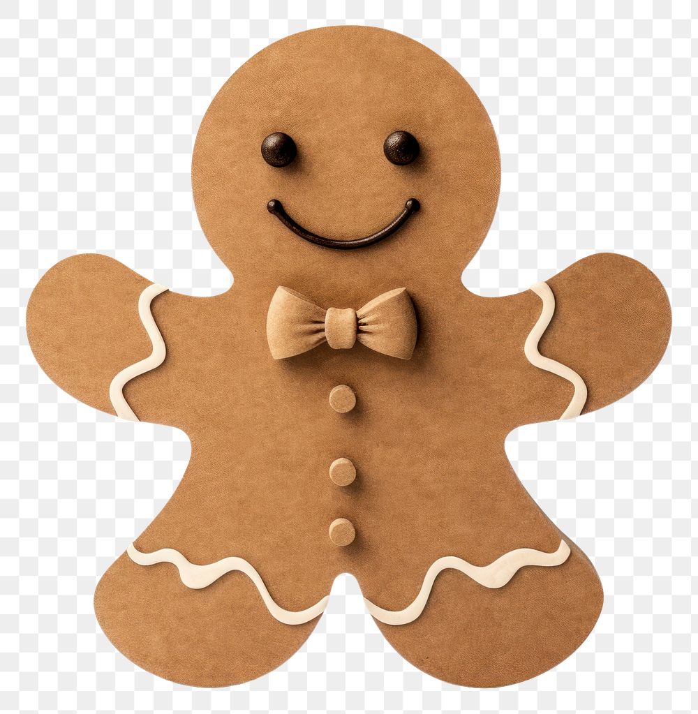 PNG Ginger bread gingerbread cookie food. AI generated Image by rawpixel.