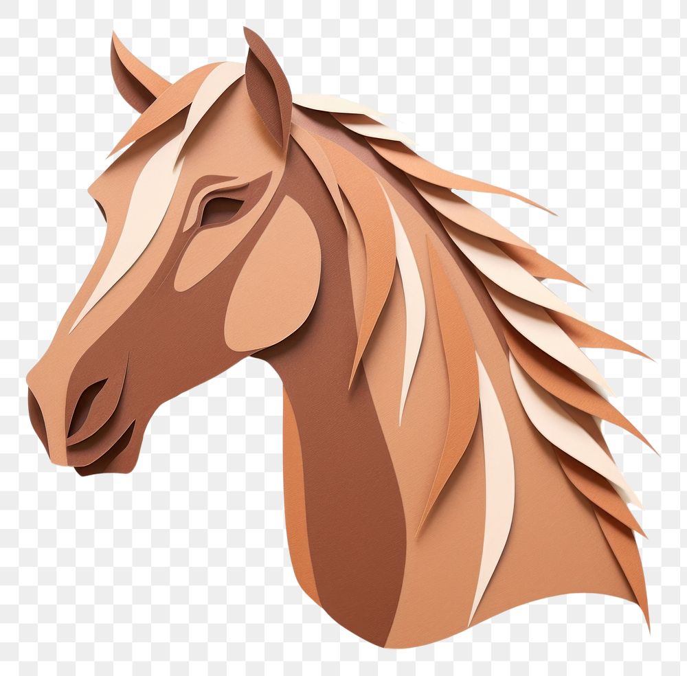 PNG Brown horse animal mammal representation. AI generated Image by rawpixel.