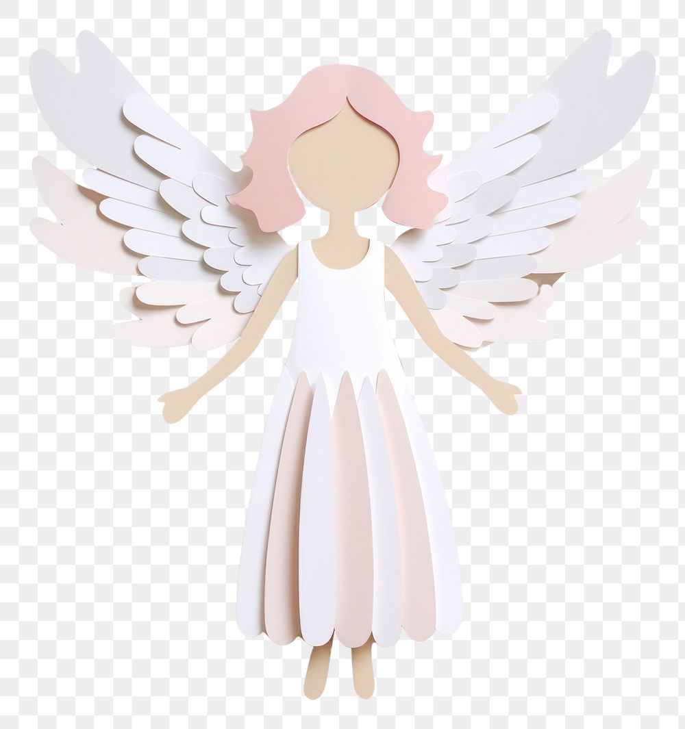PNG Baby girl angel representation celebration creativity. AI generated Image by rawpixel.