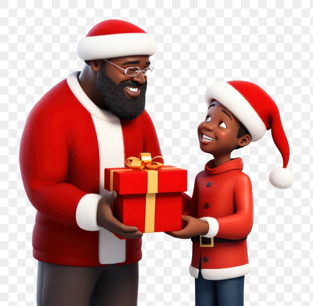 PNG  Santa claus christmas giving adult. AI generated Image by rawpixel.