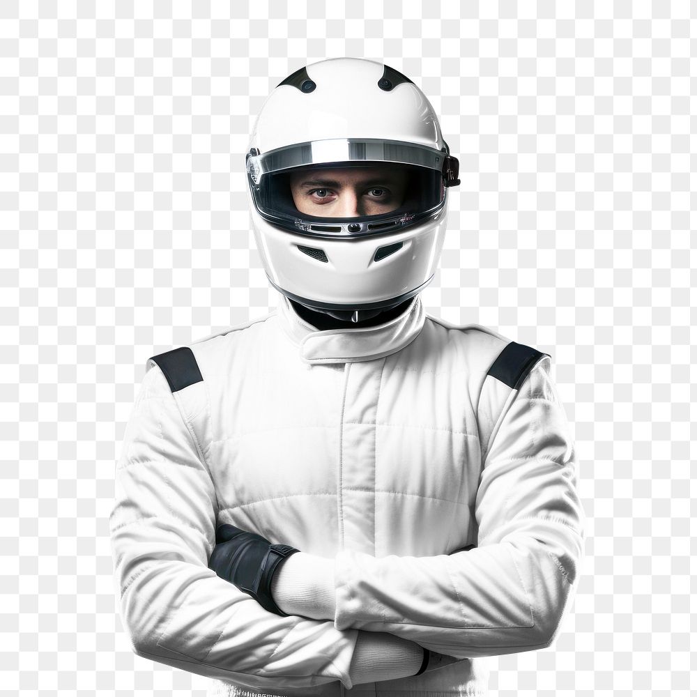 Race driver png, fashion apparel, transparent background