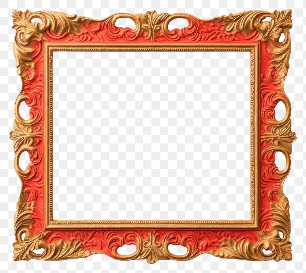 PNG  Colorful frame art white background. AI generated Image by rawpixel.