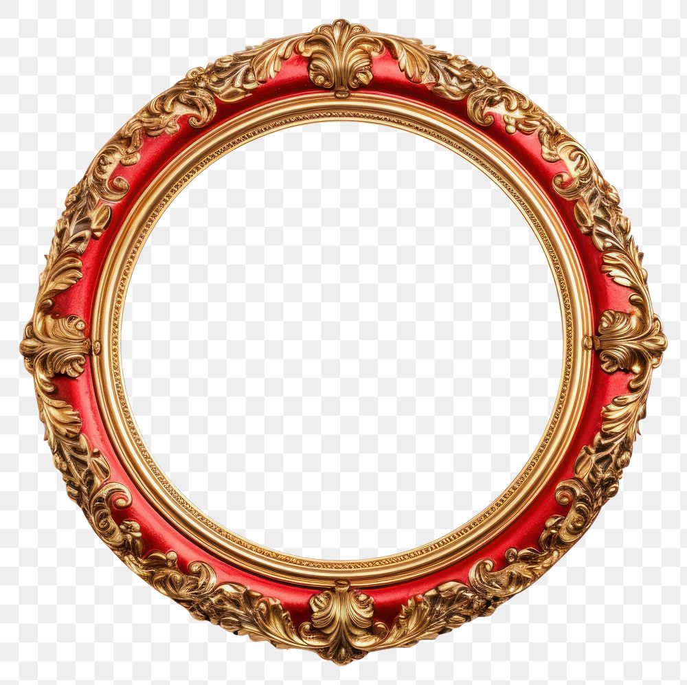 PNG  Jewelry circle locket frame. AI generated Image by rawpixel.