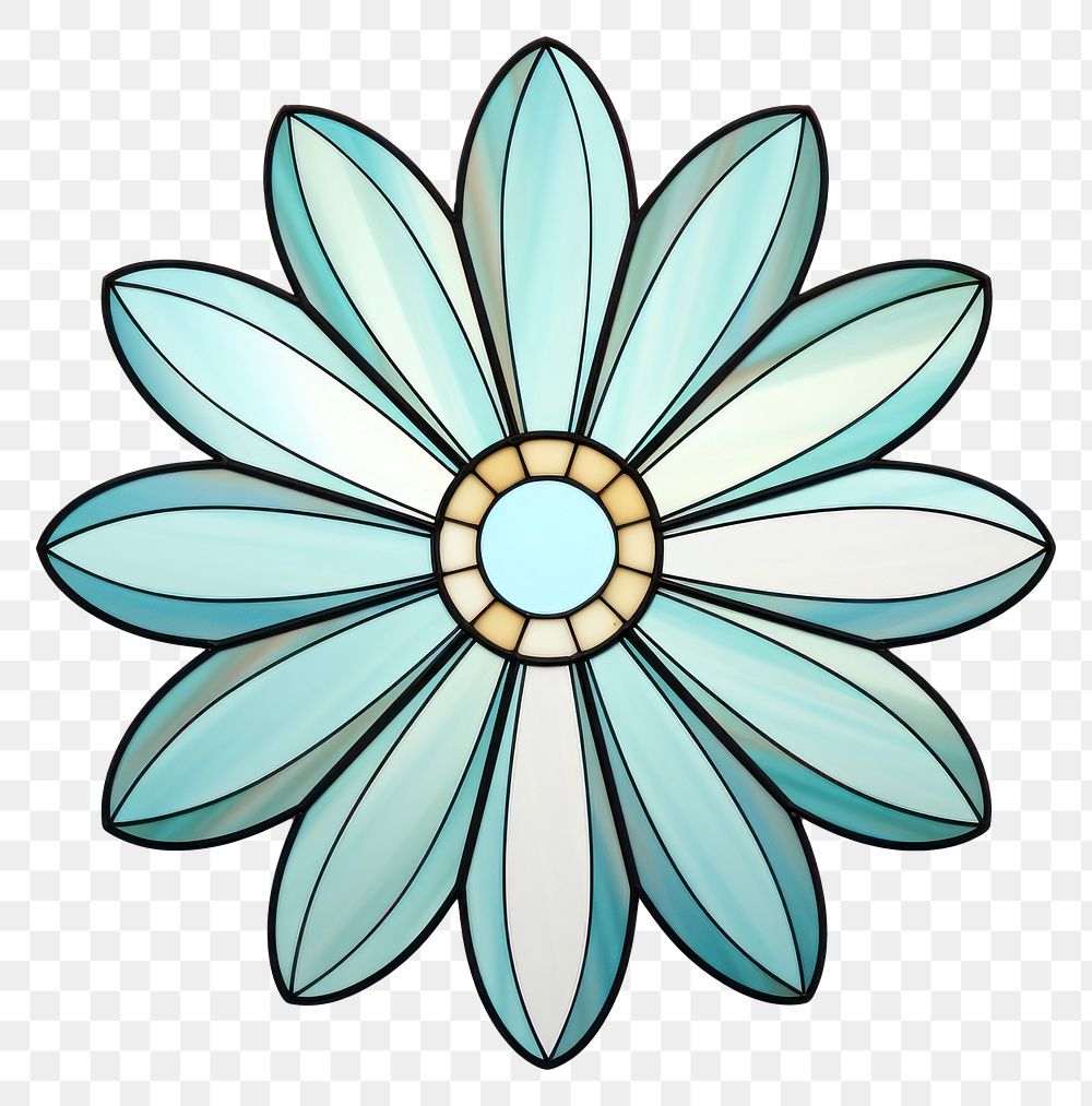 PNG Glass daisy flower shape  