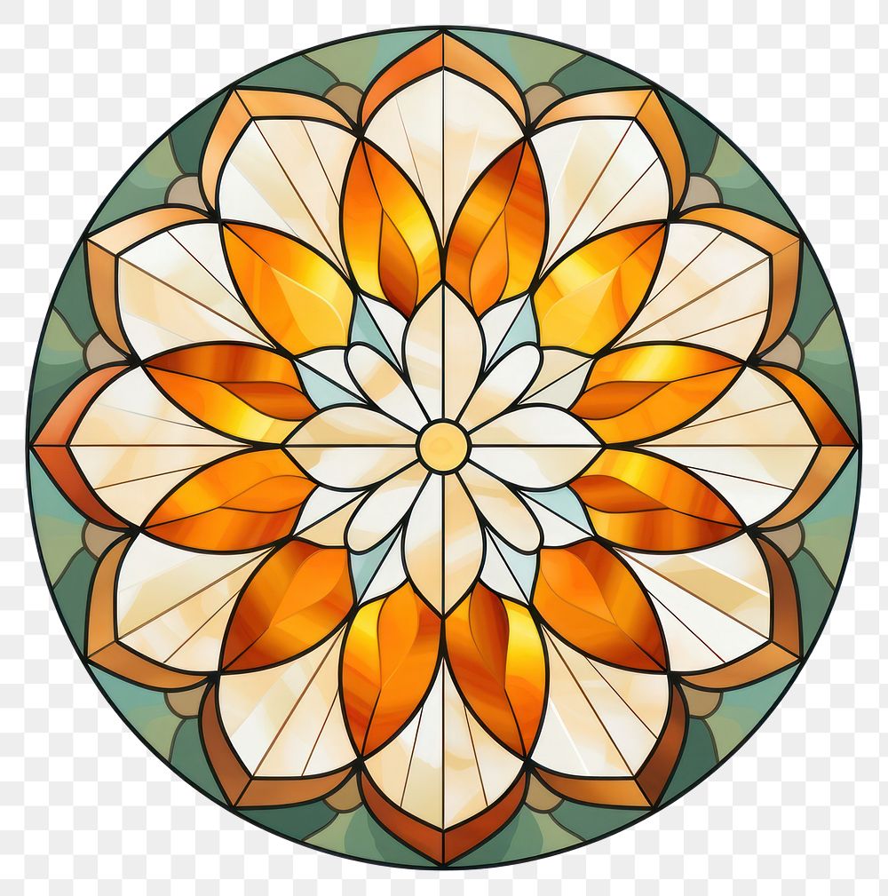 PNG  Glass Marigold backgrounds shape art. AI generated Image by rawpixel.