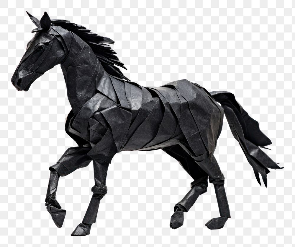 PNG Black horse stallion animal mammal. AI generated Image by rawpixel.