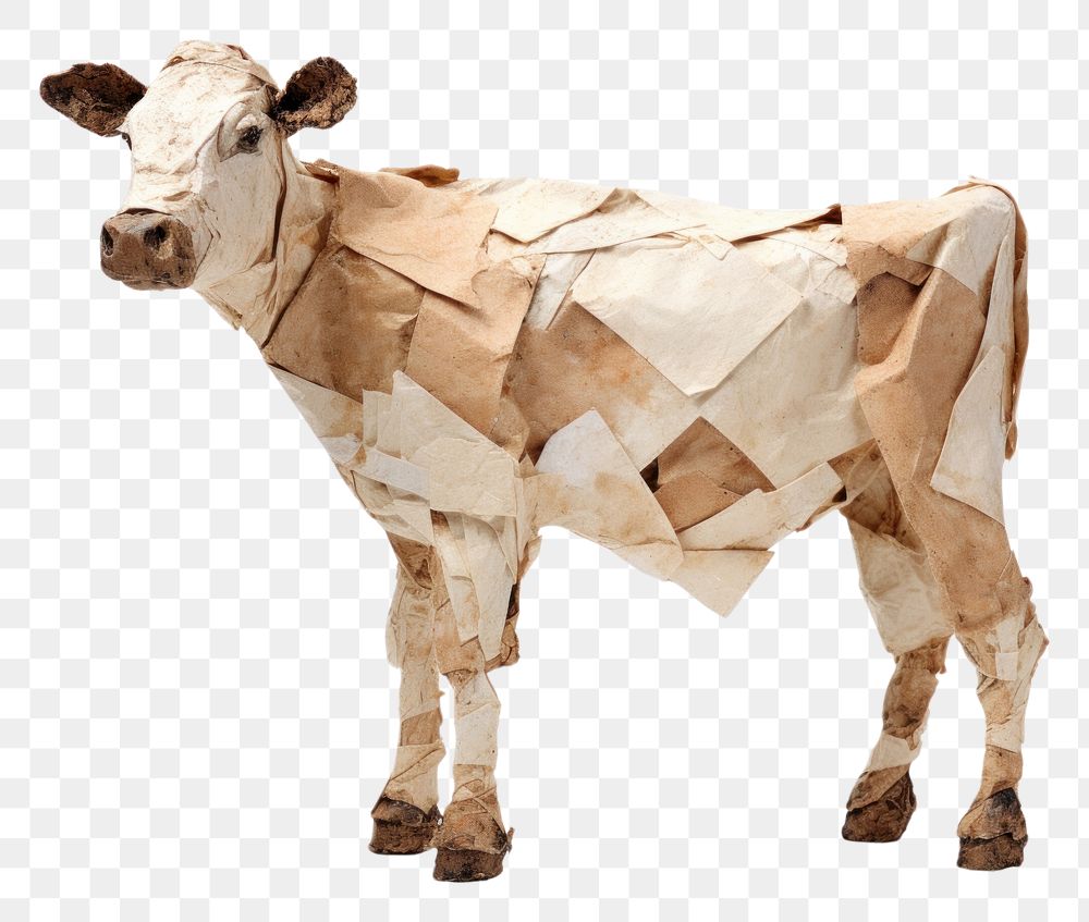 PNG Cow livestock mammal animal. AI generated Image by rawpixel.