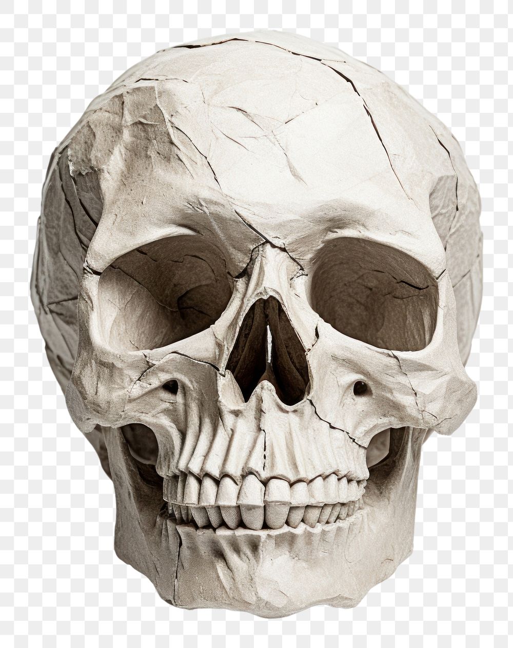 PNG Skull white background anthropology sculpture. AI generated Image by rawpixel.