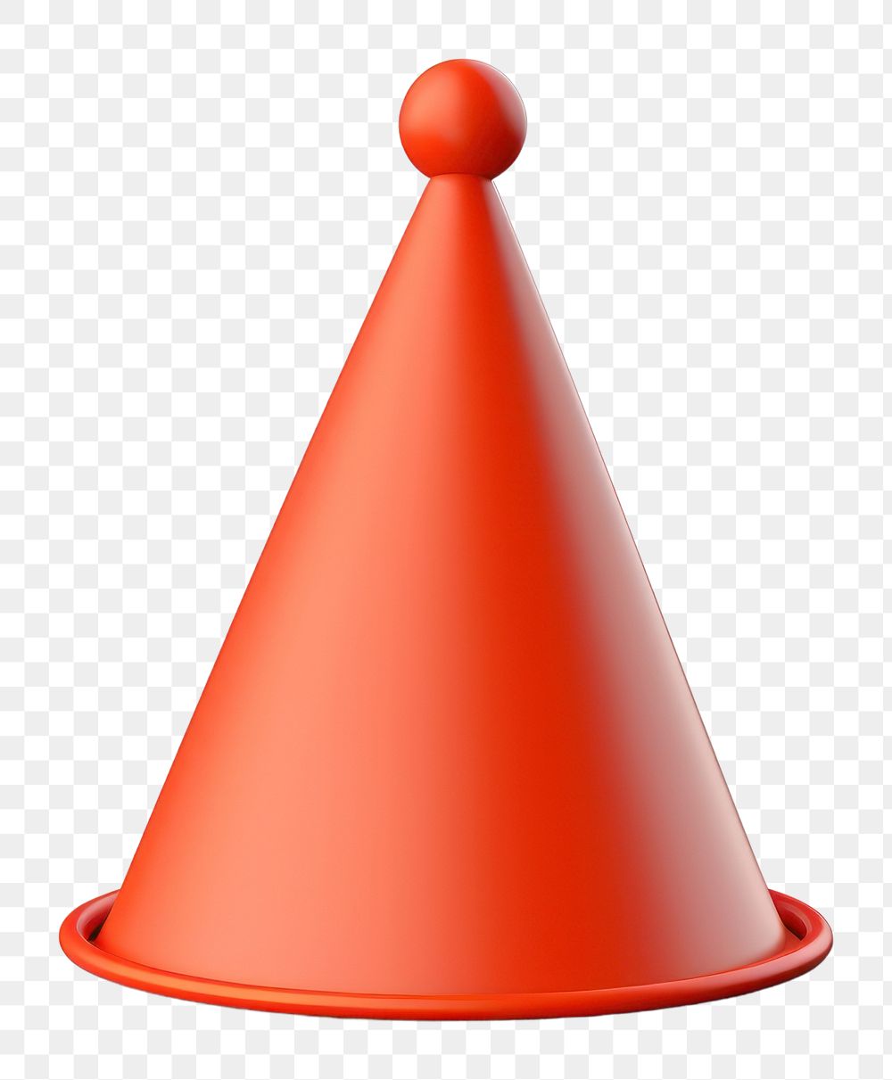 PNG A party hat cone white background celebration. AI generated Image by rawpixel.