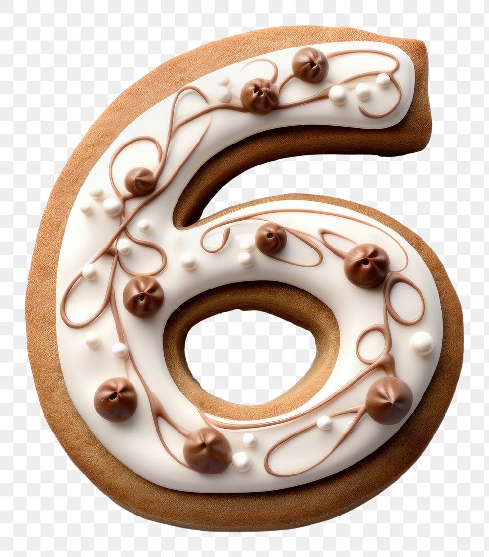 PNG Number icing dessert cookie. AI generated Image by rawpixel.
