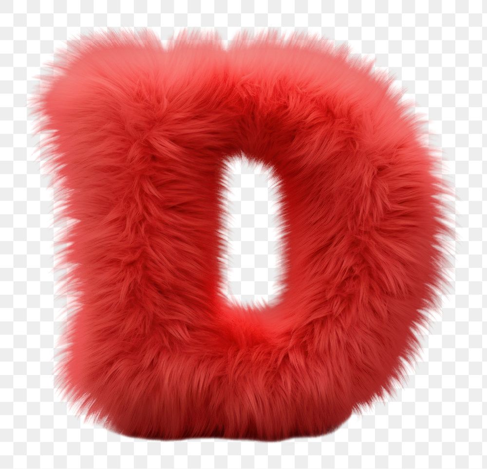 PNG Alphabet I shape fur red white background. AI generated Image by rawpixel.