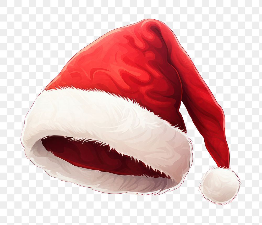 PNG Christmas hat white background celebration decoration. AI generated Image by rawpixel.