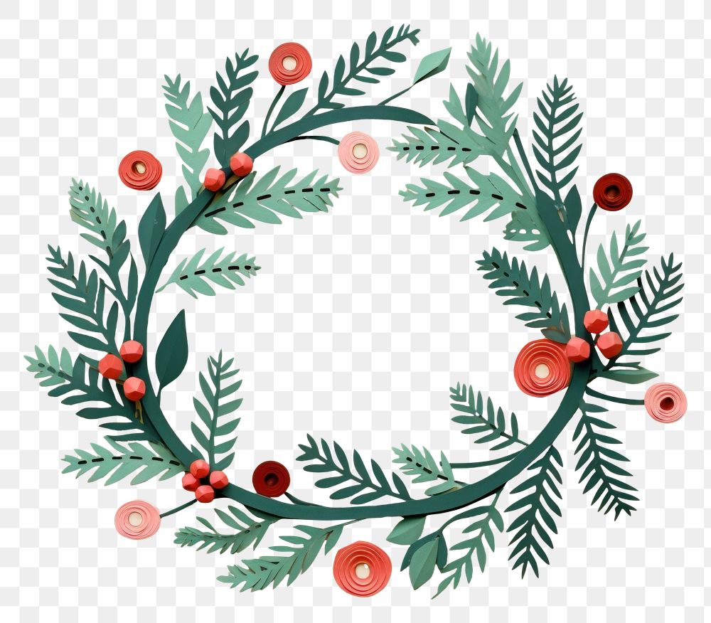 PNG  Christmas wreath celebration accessories creativity. AI generated Image by rawpixel.